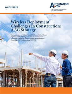 White Paper: Wireless Deployment Challenges in Construction - A 5G Strategy