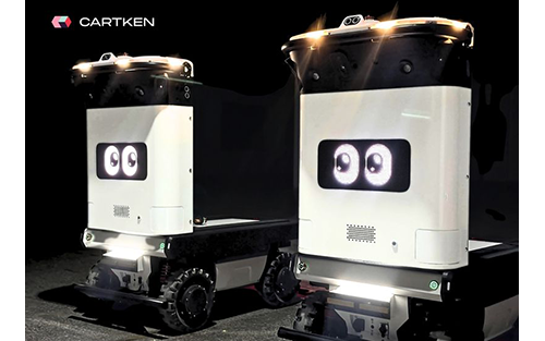 A Mitsubishi Electric Group Company Expands Orders Nearly 100 Autonomous Cartken Hauler Robots for Industrial Applications